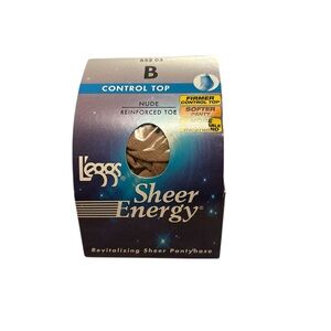 Vintage Pantyhose L'eggs Control Top Nude B